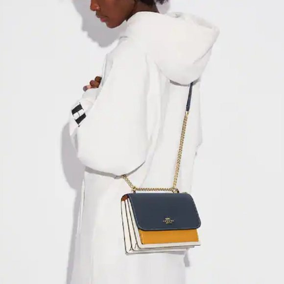 Coach Navy and Gold Women's Bag - Picture 3 of 6